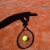 shadow of a tennis player in action on a tennis court stock photo © lightpoet