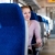 fiatal · nő · táblagép · utazó · vonat · üzlet · boldog - stock fotó © lightpoet
