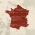 Franciaország · fal · térkép · téglafal · művészet · tapasz - stock fotó © lirch