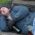 Homeless Man - On Park Bench stock photo © lisafx