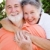 amoroso · casal · de · idosos · juntos · homem · feliz · diversão - foto stock © lisafx