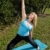 Mature Woman Yoga - Upward Warrior stock photo © lisafx