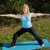 Mature Woman Yoga - Warrior Pose stock photo © lisafx