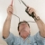 électricien · test · tension · sur · plafond · fils - photo stock © lisafx