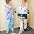 terapeuta · beteg · dolgozik · javít · gerincoszlop · rugalmasság - stock fotó © lisafx