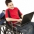 Disabled Teen Using Computer stock photo © lisafx