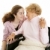 famille · affection · adolescente · âgées · grand-mère · isolé - photo stock © lisafx