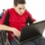 Disabled Teen on Laptop - Shocked stock photo © lisafx