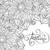Vector Monochrome Floral Background stock photo © lissantee