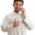 Happy ethnic businessman on phone stock photo © lovleah