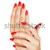Frau · Hände · roten · Nägeln · lange - stock foto © lubavnel
