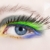 macro eye with false lashes stock photo © lubavnel
