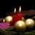 karácsony · karácsonyi · üdvözlet · piros · gyertyák · fekete · háttér - stock fotó © luiscar