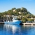 Denia mediterranean port village with castle stock photo © lunamarina