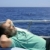 marinero · altos · hombre · verano · barco · azul - foto stock © lunamarina