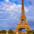 Tour · Eiffel · coucher · du · soleil · Paris · France · ciel · bâtiment - photo stock © lunamarina