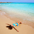 lány · tengerpart · Kanári-szigetek · Spanyolország · víz · boldog - stock fotó © lunamarina