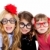 nerd · crianças · menina · grupo · engraçado · óculos - foto stock © lunamarina