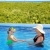 daughter and mother in swimming pool tropical stock photo © lunamarina