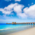 Naples Pier and beach in florida USA stock photo © lunamarina