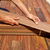 Ipe deck installation carpenter hands holding wood stock photo © lunamarina