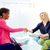 businesswomen interview handshake multi ethnic stock photo © lunamarina