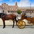 Espanha · cavalo · praça · cidade · viajar · arquitetura - foto stock © lunamarina