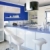 Blue white kitchen modern interior design house stock photo © lunamarina