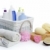banho · artigos · de · higiene · pessoal · cesta · chuveiro · gel · xampu - foto stock © lunamarina