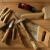 carpenter tools saw hammer wood tape plane gouge stock photo © lunamarina
