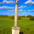 The Way of Saint James cross column in Palencia stock photo © lunamarina