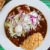 enchiladas de mole and rice Mexican food stock photo © lunamarina