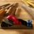 carpenter tools saw hammer wood tape plane gouge stock photo © lunamarina
