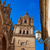 catedrală · fatada · Spania · la · mod · cer - imagine de stoc © lunamarina