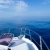 albastru · mare · barcă · navigaţie · deschide · arc - imagine de stoc © lunamarina