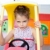 Angry toy car driver children girl stock photo © lunamarina
