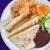 quesadillas rice salad frijoles sauce Mexican food stock photo © lunamarina