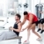 gym man with personal trainer and fitness woman stock photo © lunamarina