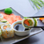 sushi · maki · sos · sojowy · wasabi · California · toczyć - zdjęcia stock © lunamarina