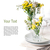 mesa · amarillo · plantilla · decoración · frescos - foto stock © manera