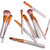 Makeup brushes set, beauty professional tools isolated  stock photo © manera