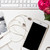 smartphone · rose · fleurs · blanche · modernes - photo stock © manera
