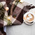 taza · café · caliente · manta · Navidad - foto stock © manera