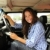 mulher · condução · novo · caminhão · carro - foto stock © mangostock
