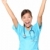 heureux · médicaux · infirmière · femme · isolé - photo stock © Maridav