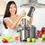 Vegetable juice raw food - healthy juicer woman stock photo © Maridav