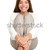 cute · kobieta · posiedzenia · biały · piękna · młoda · kobieta - zdjęcia stock © Maridav