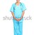asian · infirmière · permanent · isolé · blanche - photo stock © Maridav