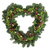 szív · alakú · koszorú · karácsony · fagyöngy · borostyán - stock fotó © marilyna