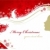 Christmas red background with woman silhouette stock photo © marish